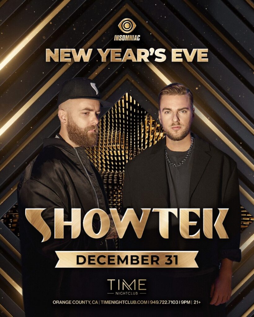 Insomniac presents Showtek NYE 2026 OC | TIME Nightclub