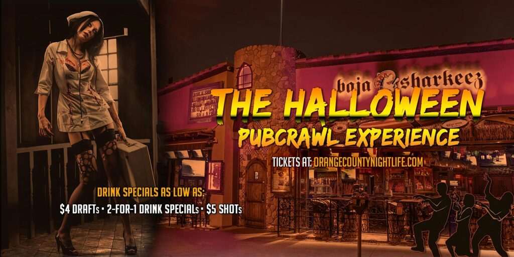 Newport Beach Halloween Party Pub Crawl 2025 Halloween Night