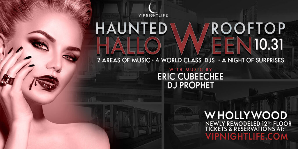 Los Angeles Halloween Party | Haunted W Hollywood Rooftop
