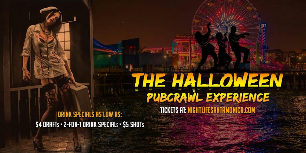 Santa Monica Halloween Night Pub Crawl Party